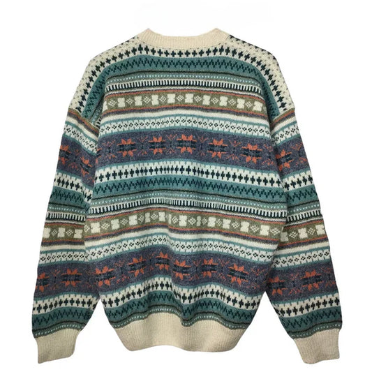 Women's jumper - in a trendy vintage aztec design