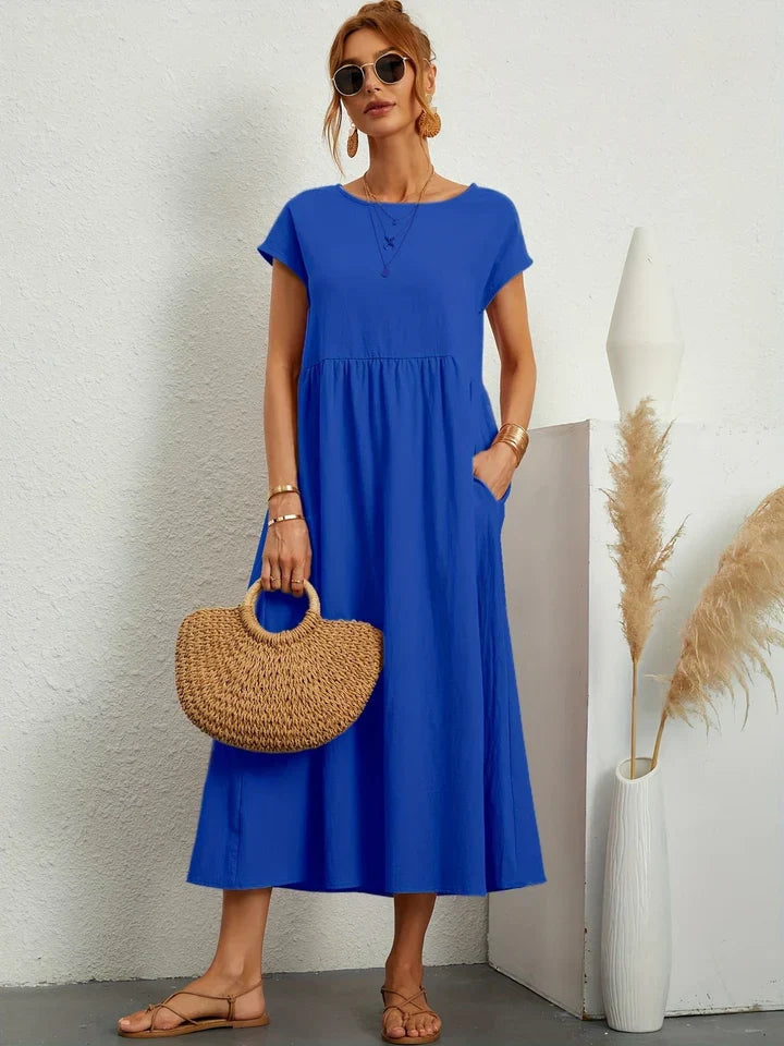 Renee - short sleeve vintage summer dress