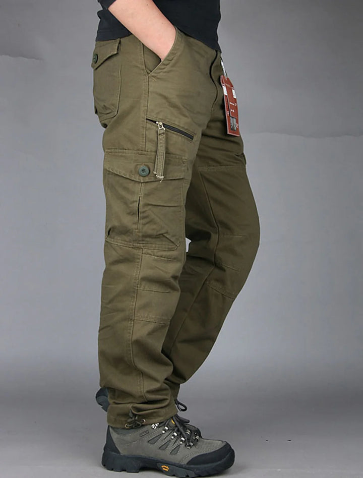 Siam | unusual straight cargo pants for men