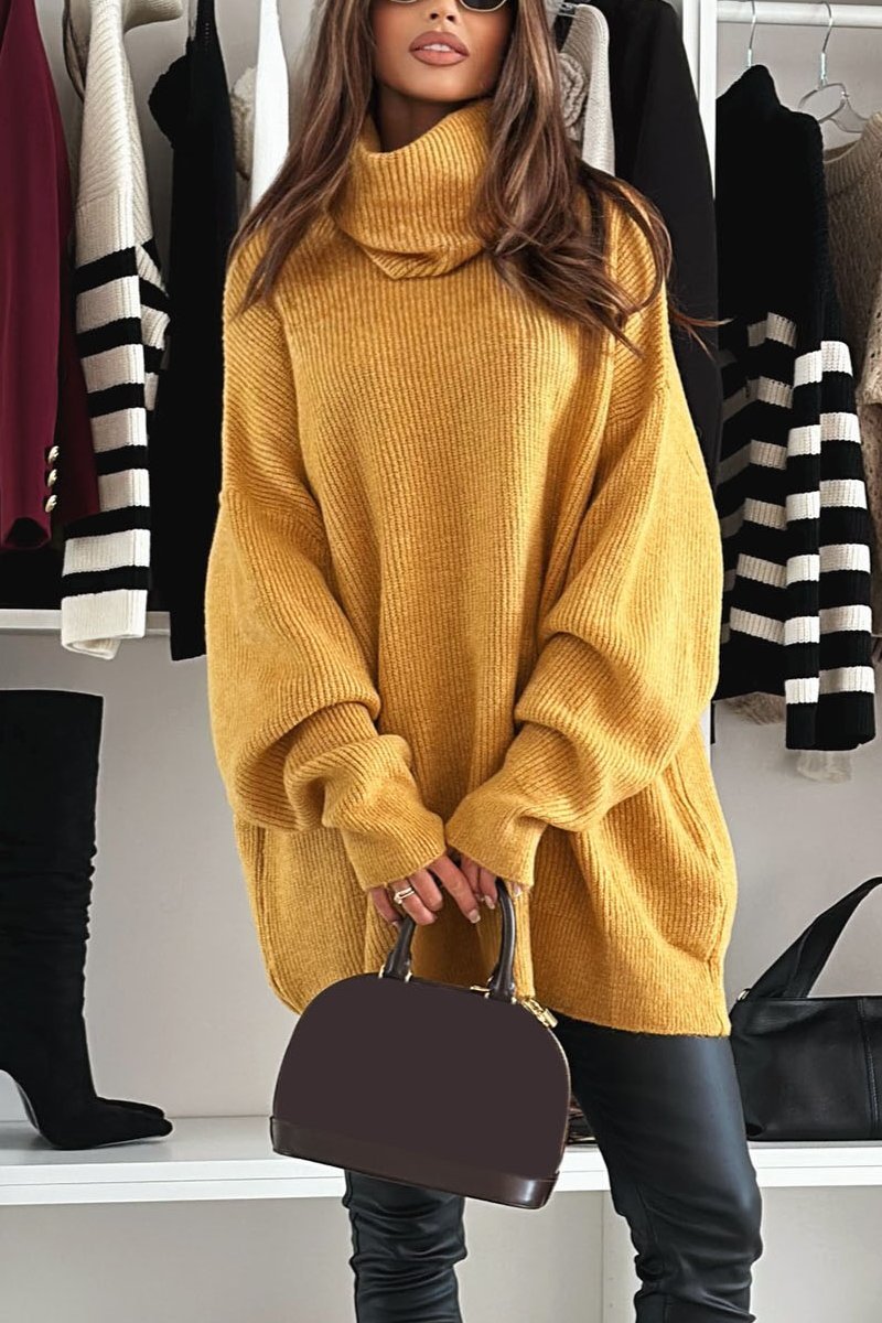 Cloe™ - Casual turtleneck jumper