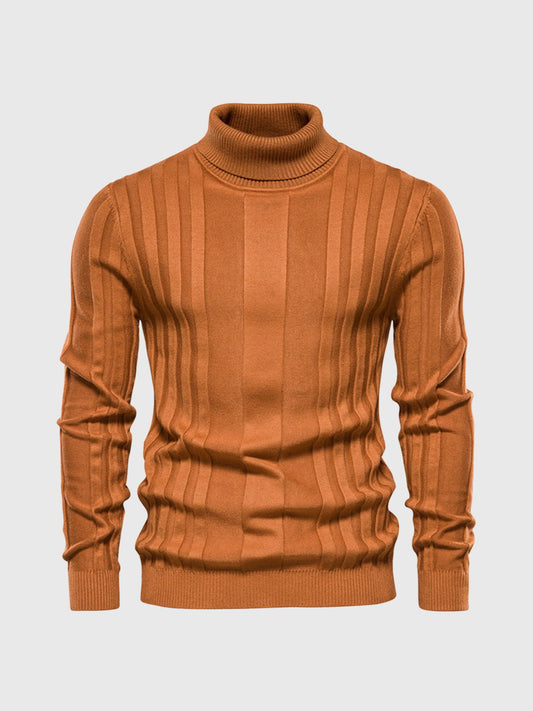 Striped - turtleneck jumper for men