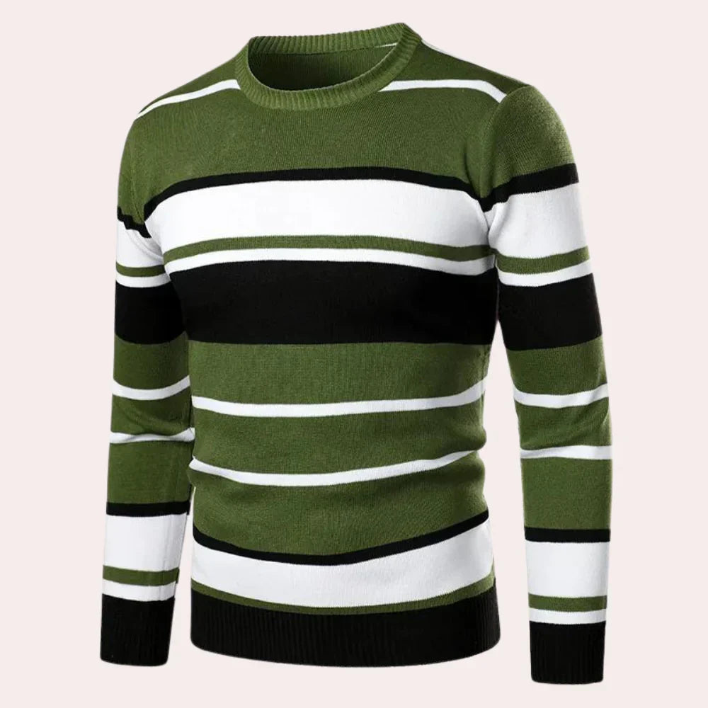 MELIKO - casual striped jumper for men