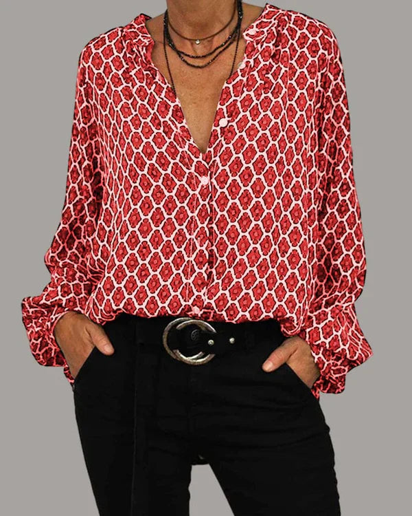 Estelle | blouse with v-neck