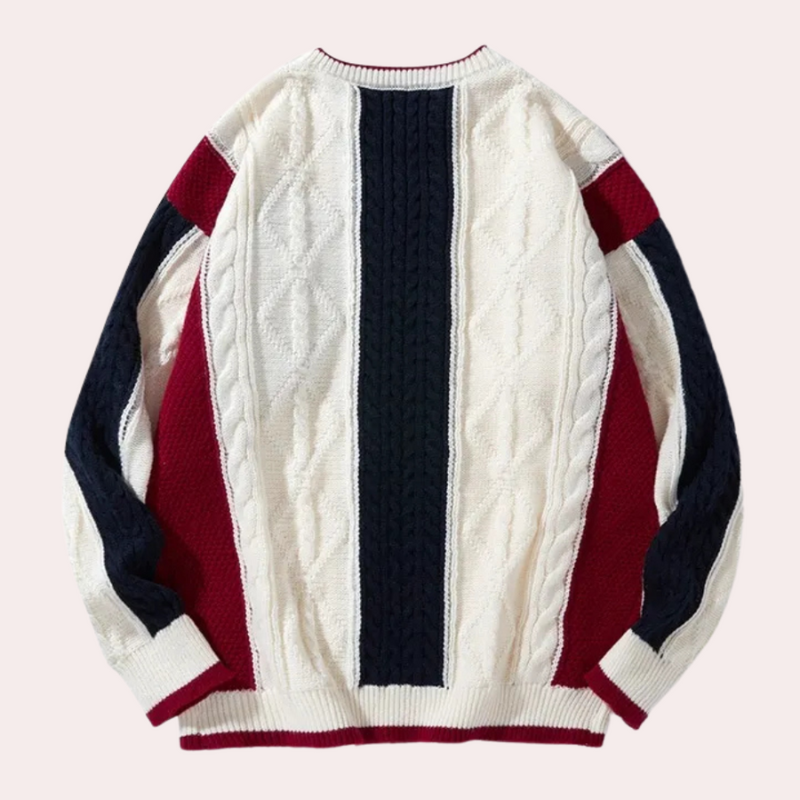 Walter - fashionable knitted jumper for men