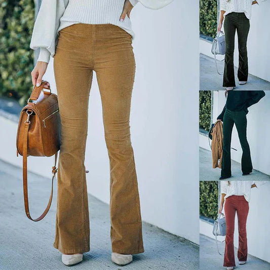 Wilma | elegant slim flared trousers for women