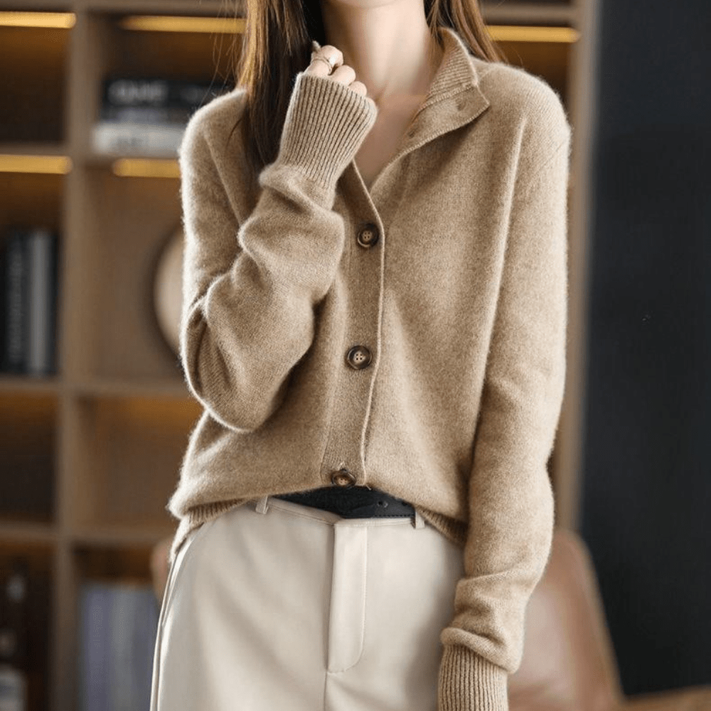 Jeza™ - Button cashmere