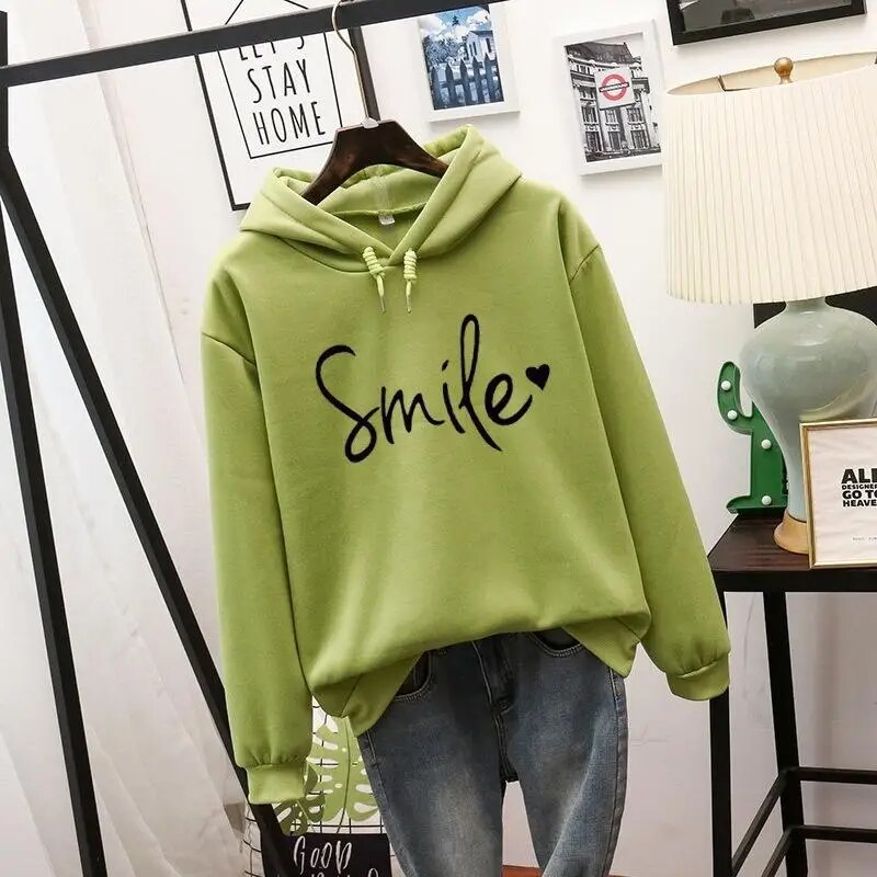 Graciela Hoodie | Comfortable "Smile" Graphic Hoodie