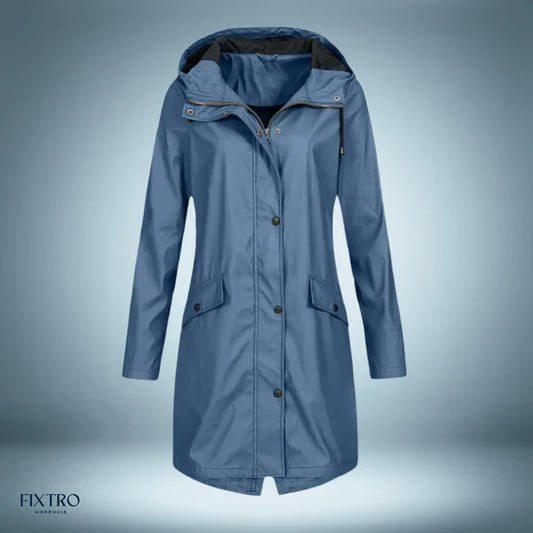 Aquaseh - rain parka in blue