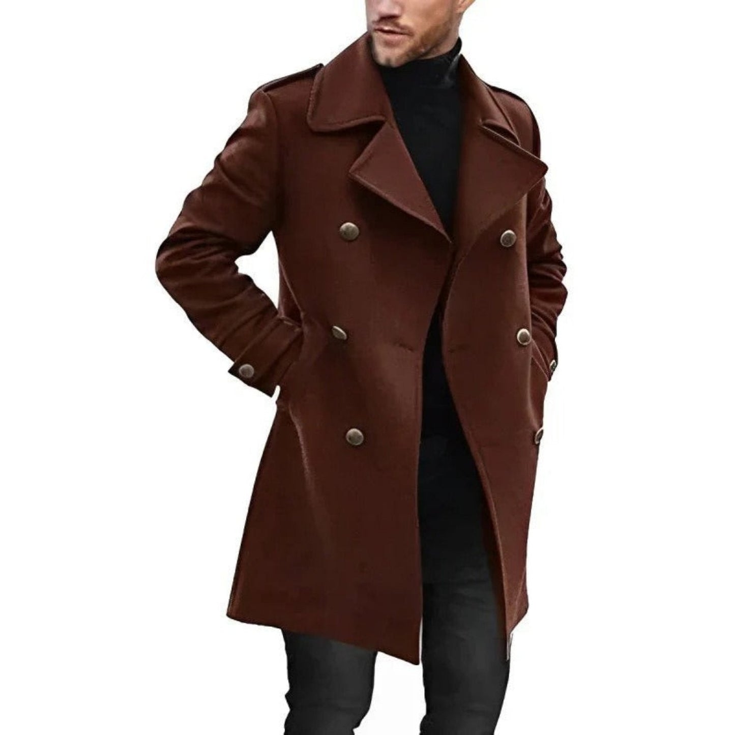 Ericson - Trench Coat with Lapel Collar - Chic - Fashionable - Ideal for Autumn/Winter