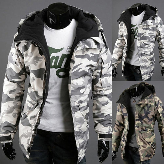 PHILIPP - Fashionable and warm camouflage jacket for cold days