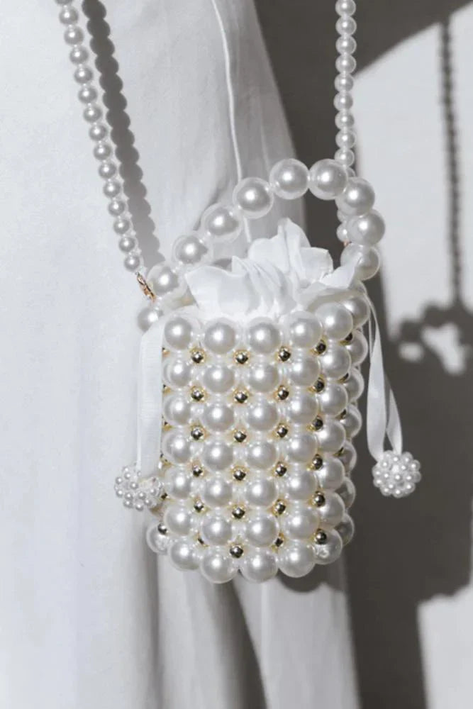 Renate Pearl Bucket Bag