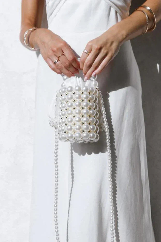 Renate Pearl Bucket Bag