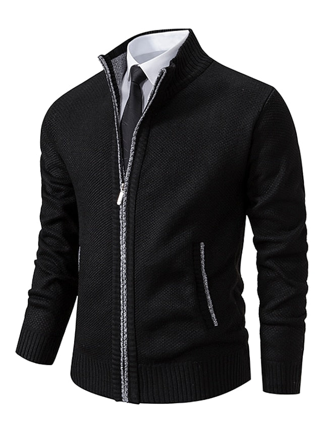 RALPH POLO - Stylish zipper knitted sweater for men (Italian design)