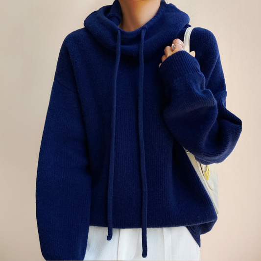 Ariana™ - Merino wool jumper with turtleneck