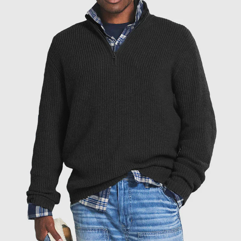 Jerry | business casual sweater with zipper