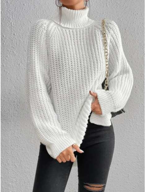 Rosella™ - High Neck Knitted Sweater