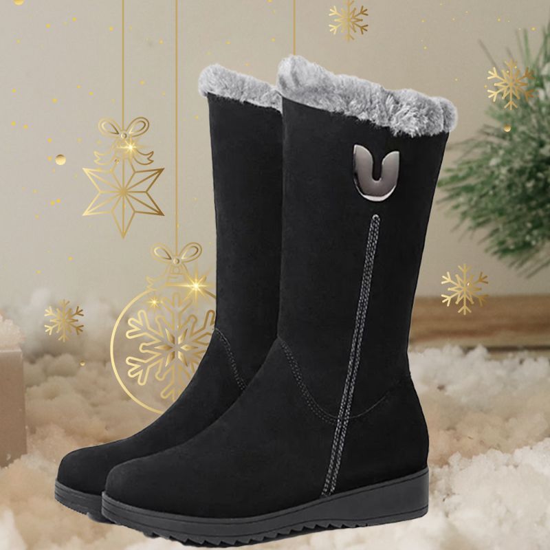 Ianthe Boots | Women's Cozy High Boots with Warm Lining