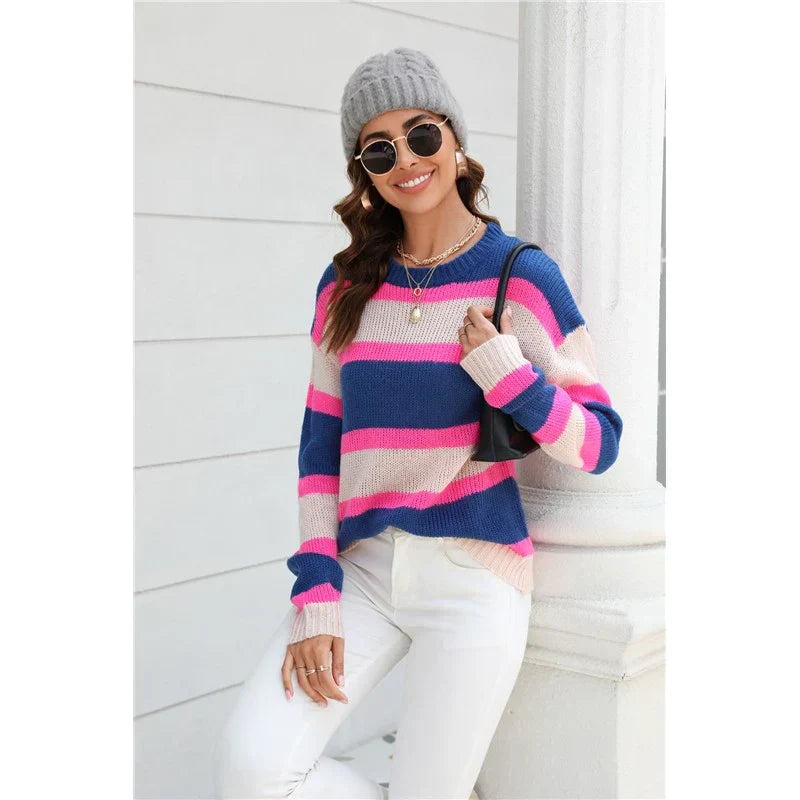 Viventia - striped multicolored sweater