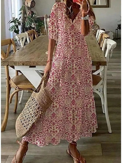 Dina | Boho Tummy Coverage Dress