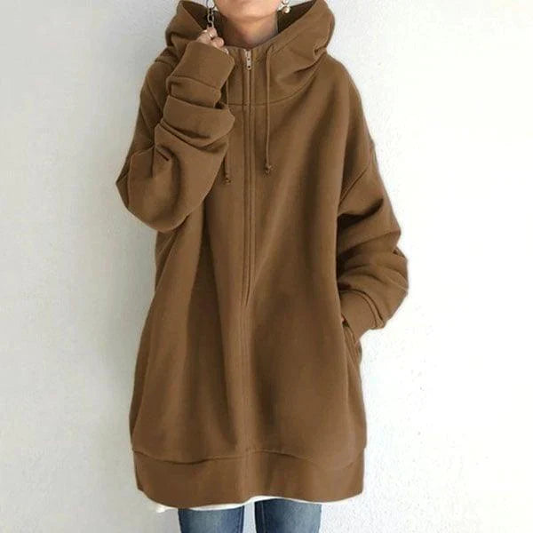 Salma - warm women's hooded jacket