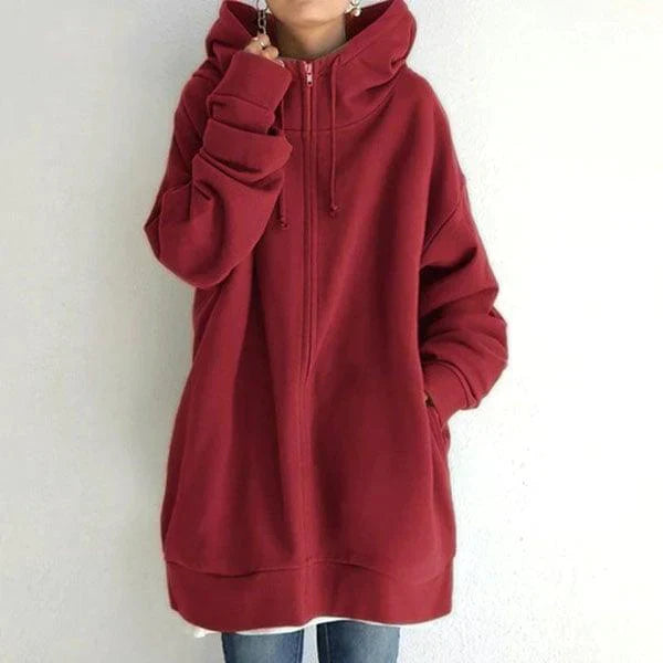 Salma - warm women's hooded jacket