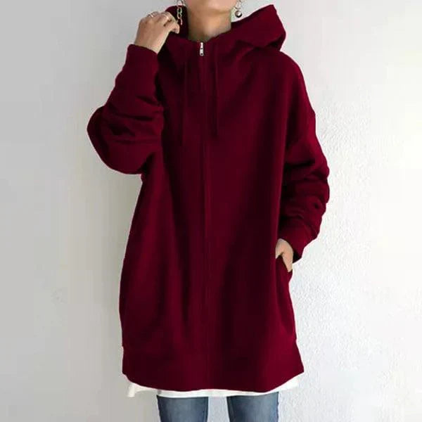 Salma - warm women's hooded jacket