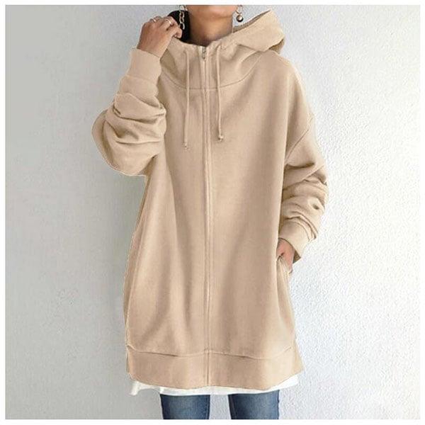 Salma - warm women's hooded jacket