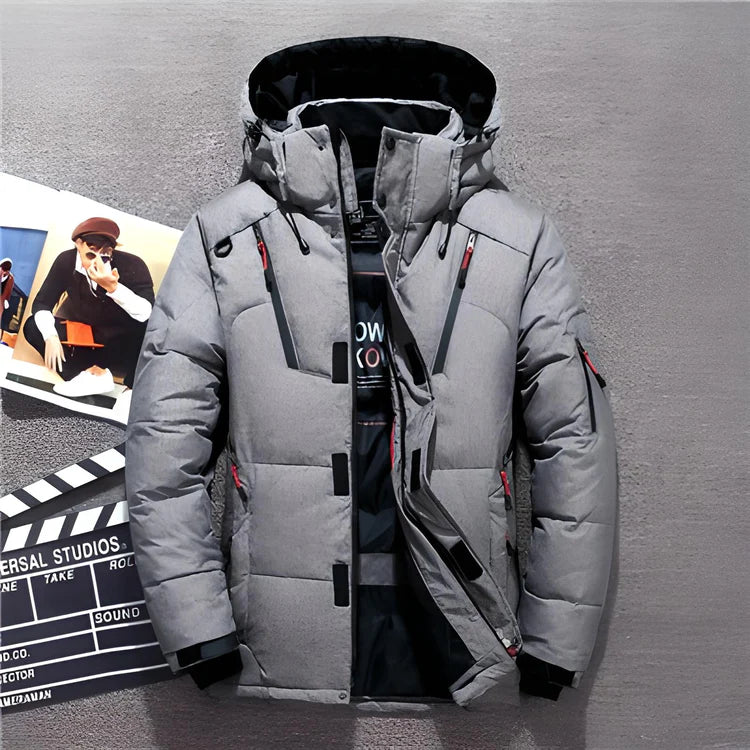 Mayo - modern winter jacket with a hood